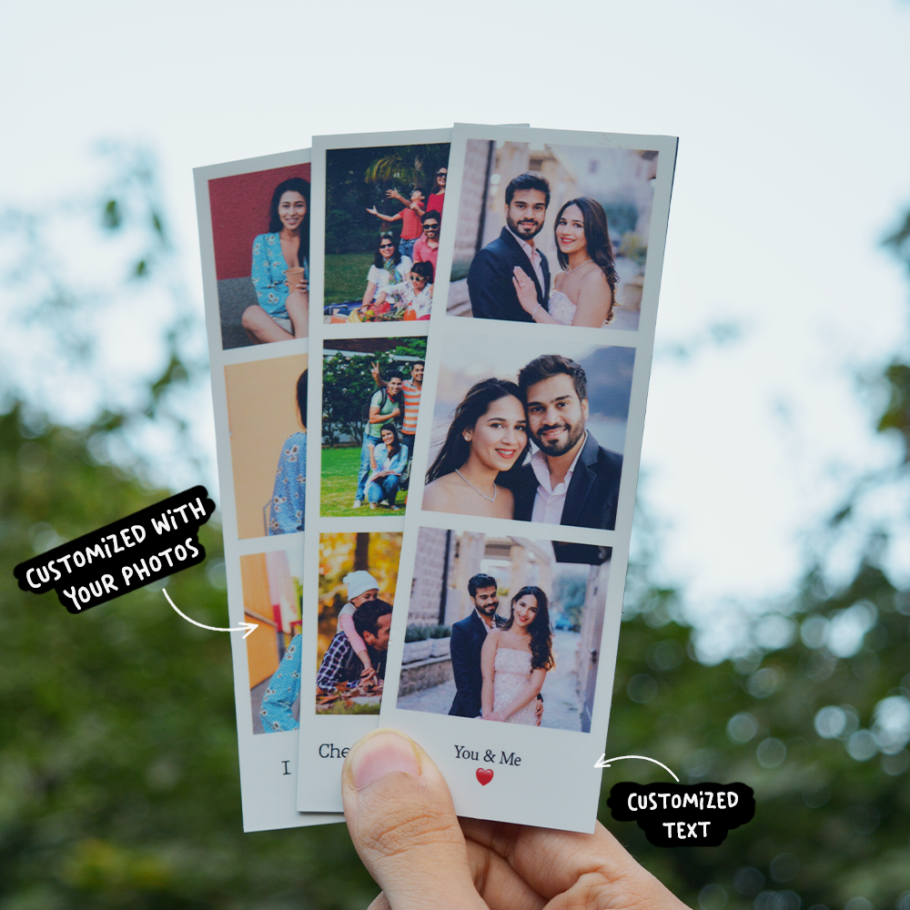 Fridge Magnet Photo Booth Strips Set of