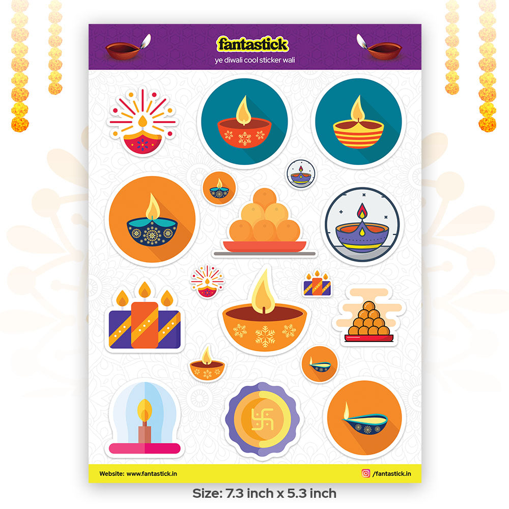Divine Diyas Stickers
