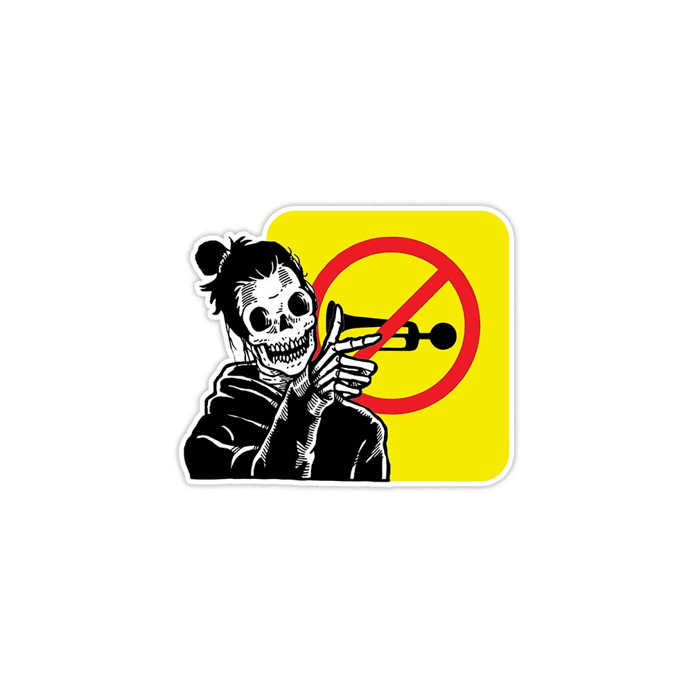 Do not Honk Sticker