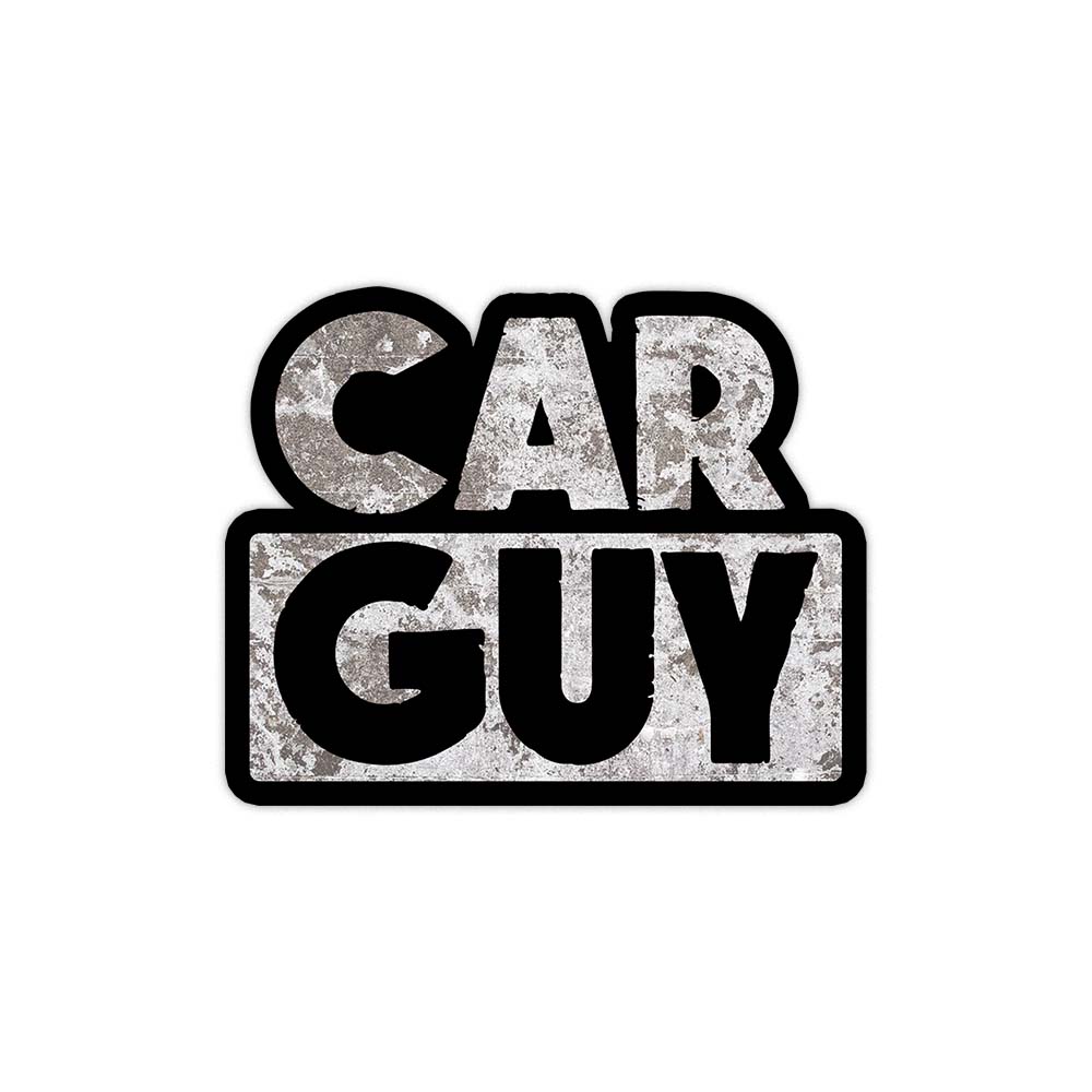 Car guy sticker