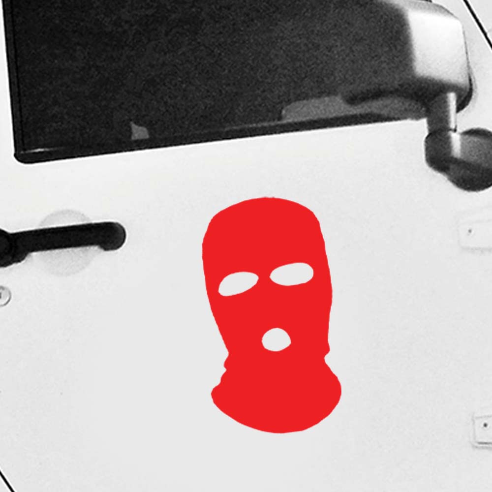 Thief face car decal