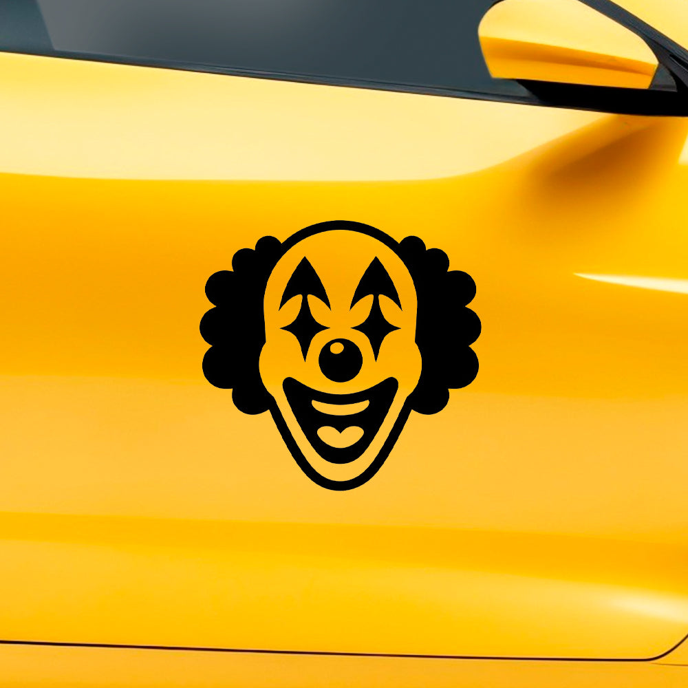 Joker face car decal