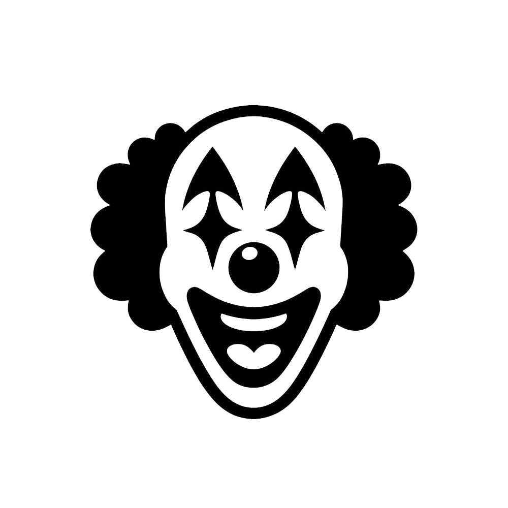 Joker face car decal