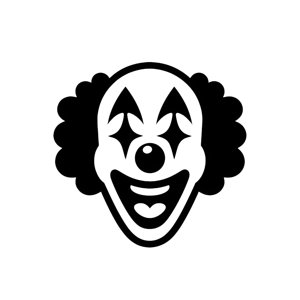 Joker face car decal