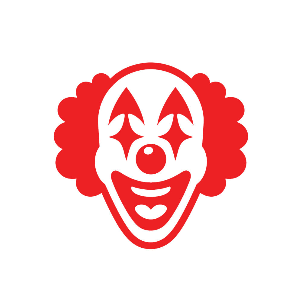 Joker face car decal
