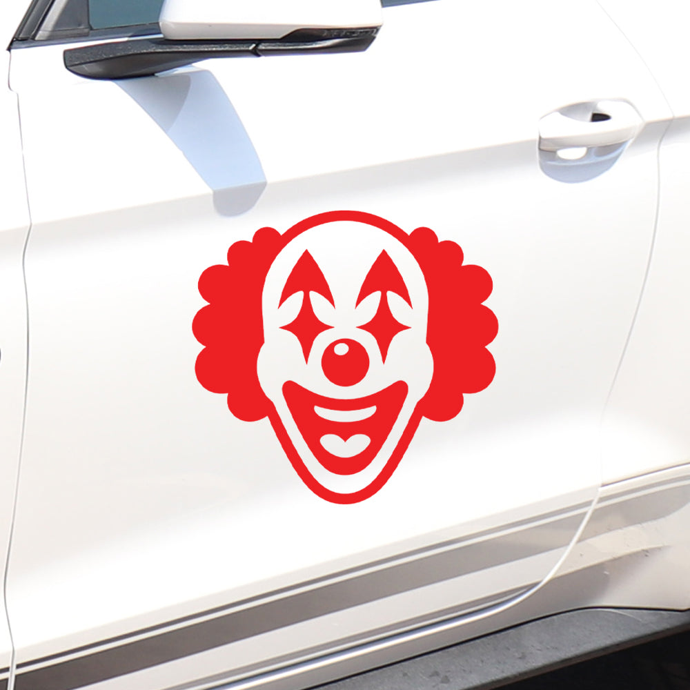 Joker face car decal
