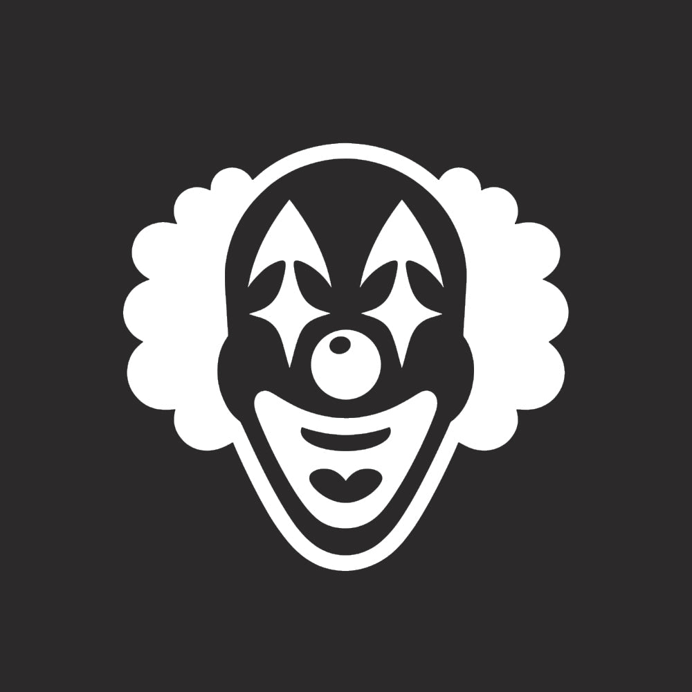 Joker face car decal