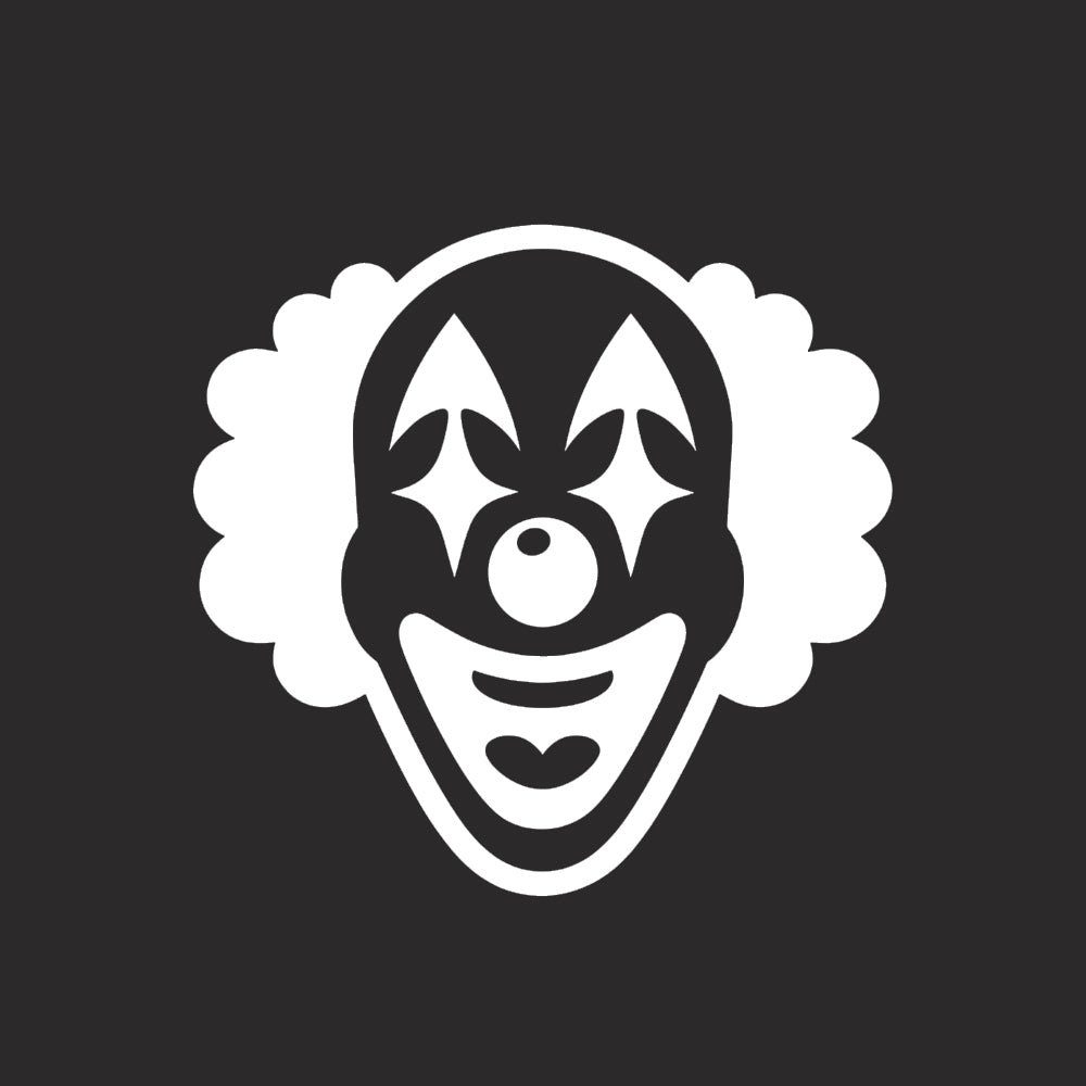Joker face car decal
