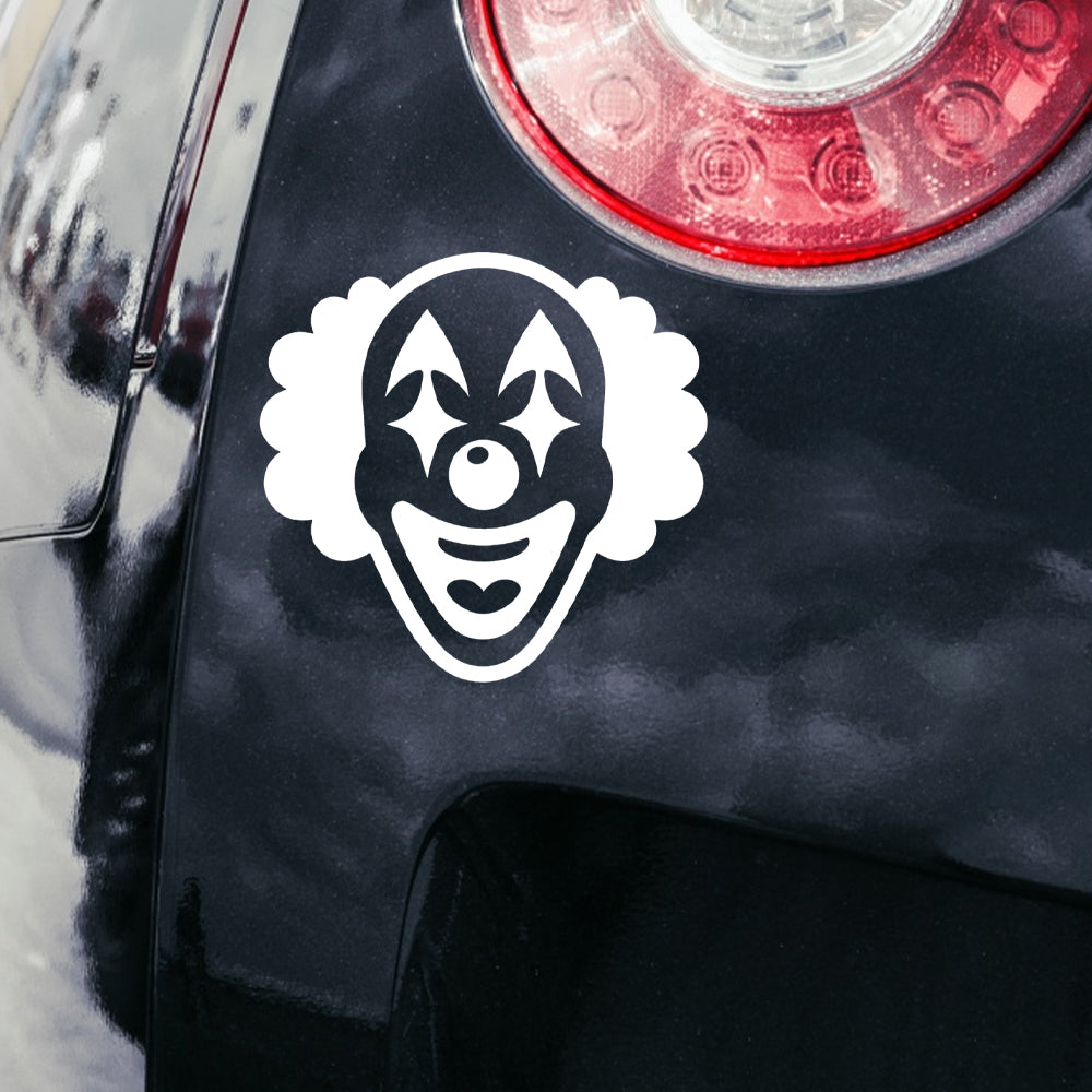 Joker face car decal