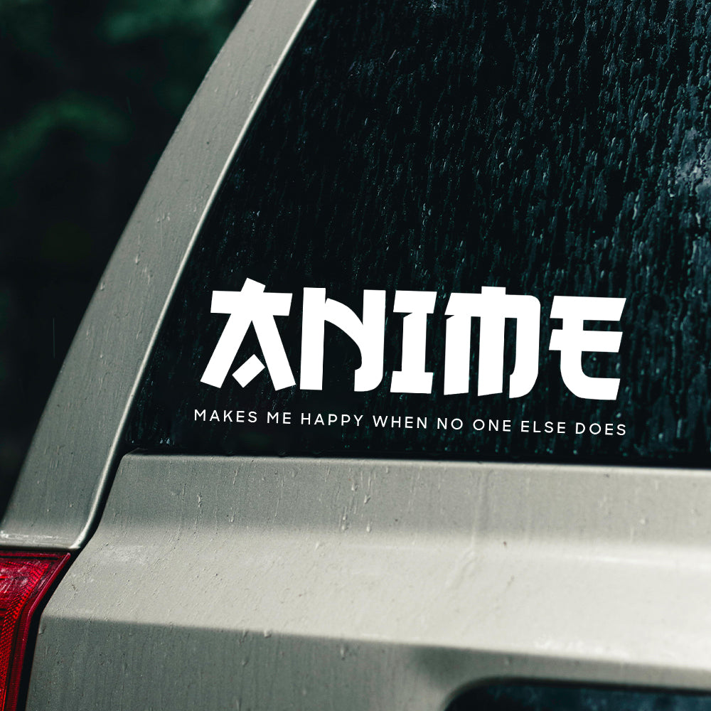I love anime car decal