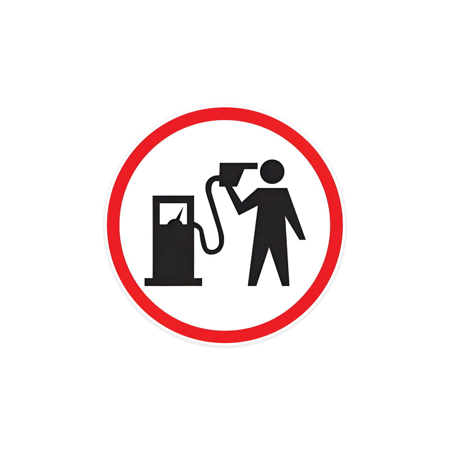 Fuel tank car sticker