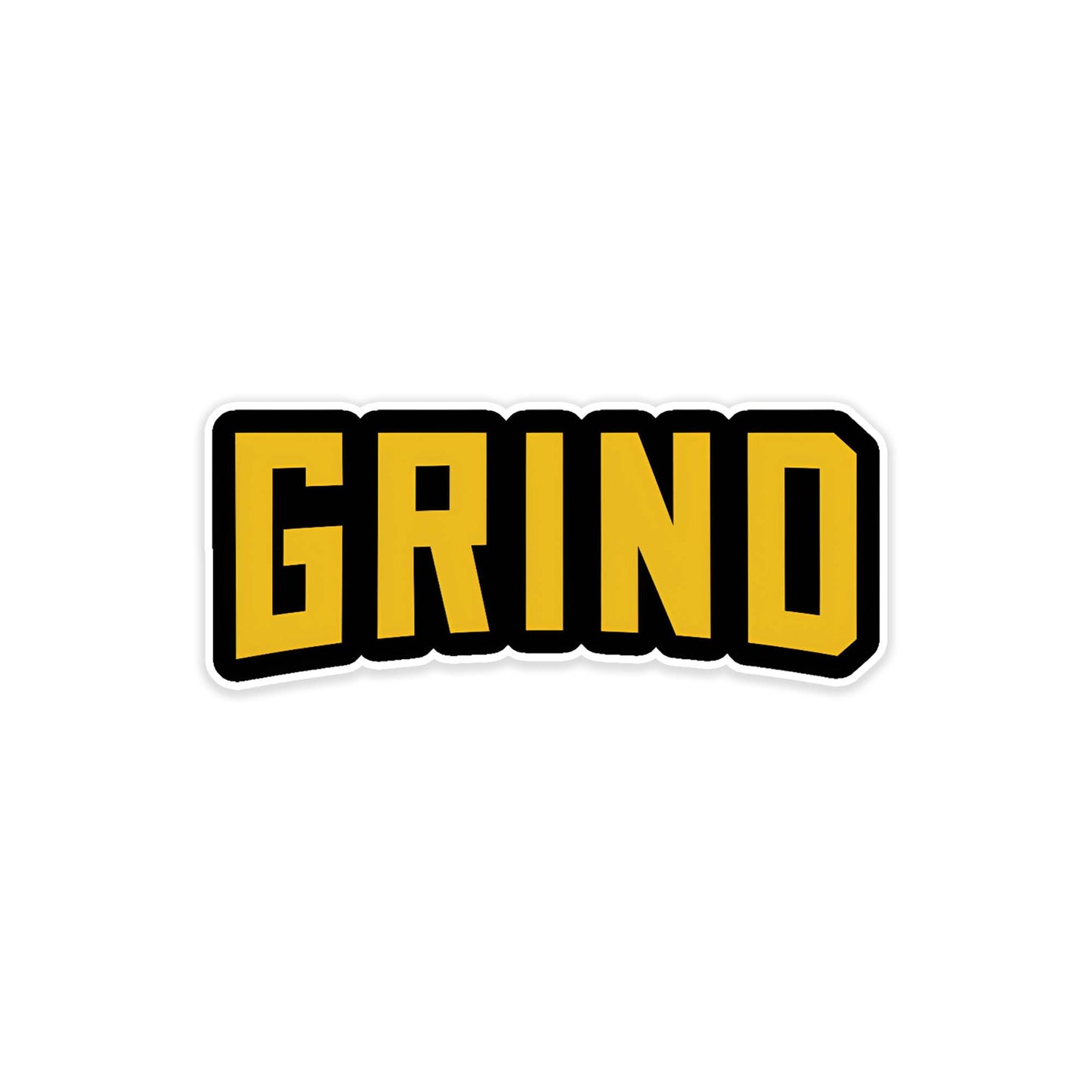 Grind car sticker