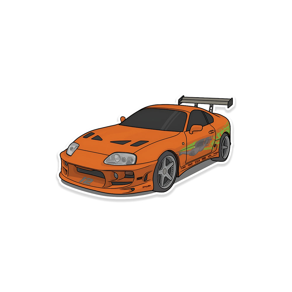Supra mk4 car sticker