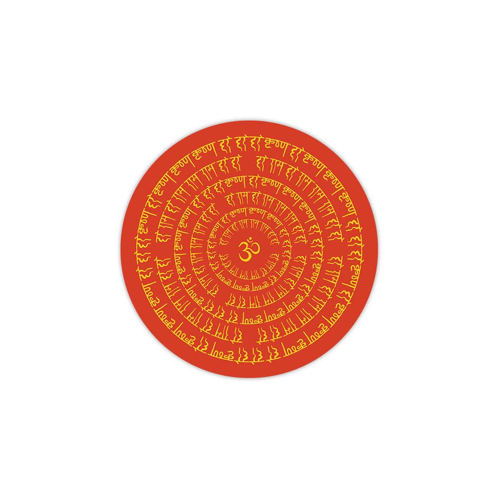 Om x Hare Krishna Sticker