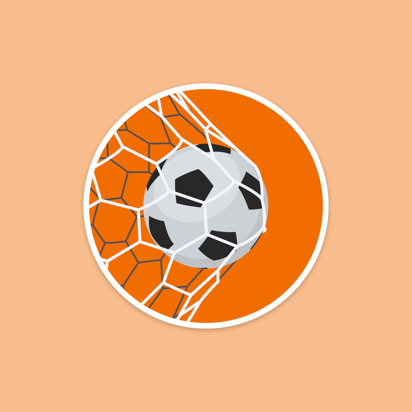 Kick and Score Sticker