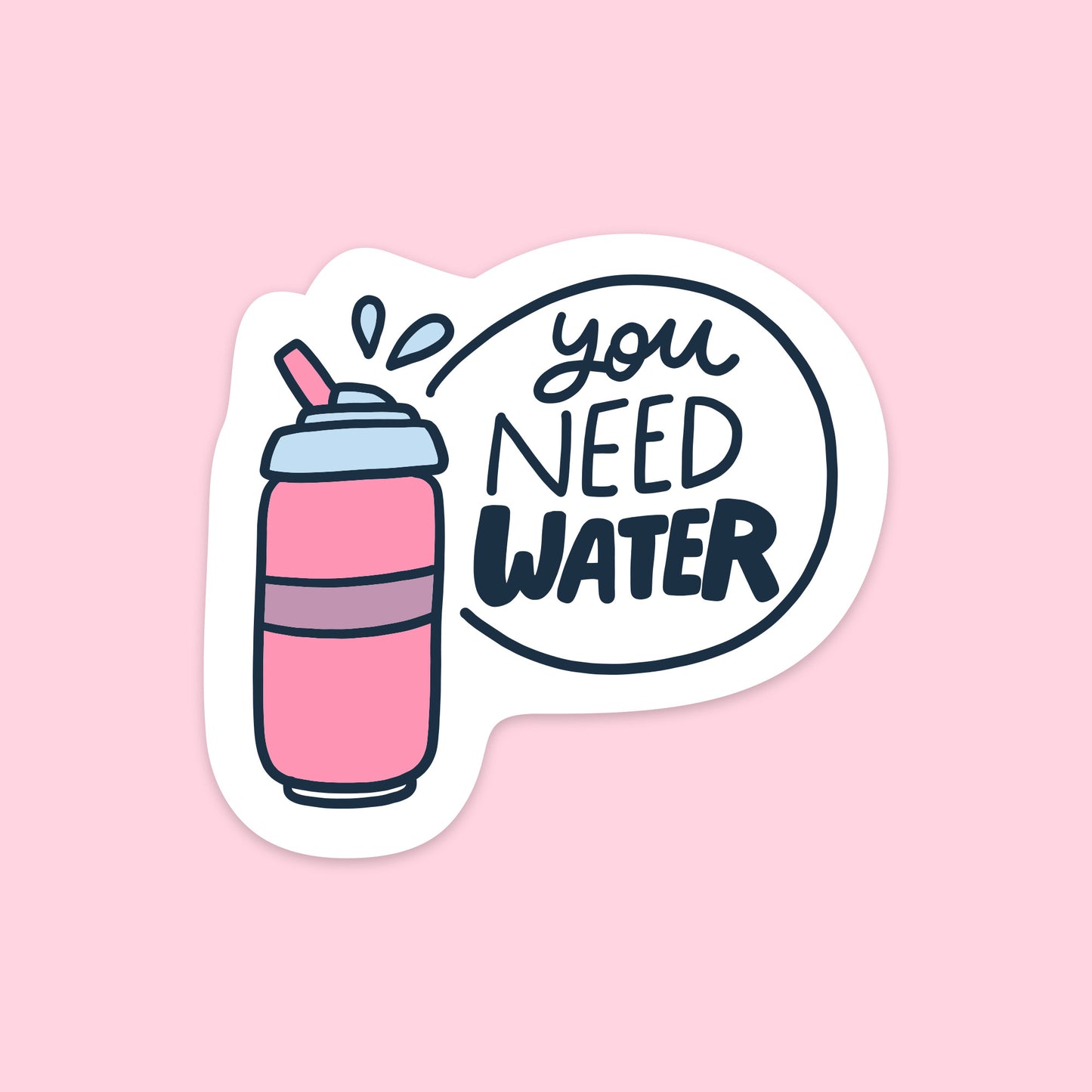 H2O Alert Sticker