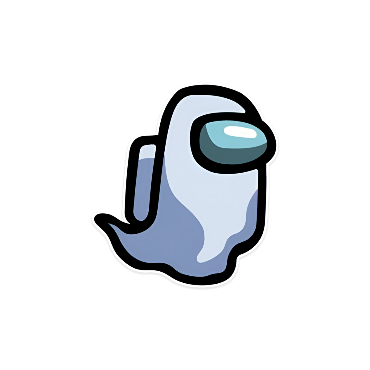 A rectangular sticker with a red background and a white horizontal stripe in the middle. In the center of the white stripe, black Devanagari text reads "घुमक्कड़" which translates to "Wanderer." The red background has faint travel-themed illustrations.