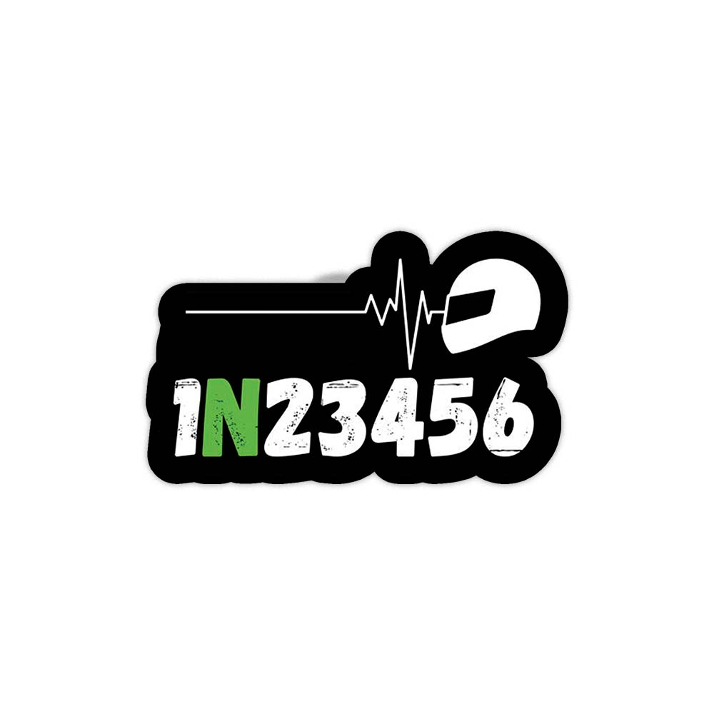 1-n-2-3-4-5 gear pattern Bike Gear sticker