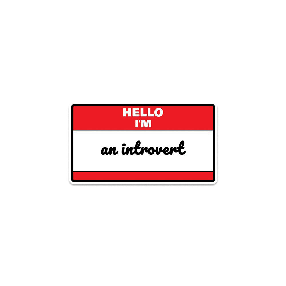 Hello I'm Introvert Sticker