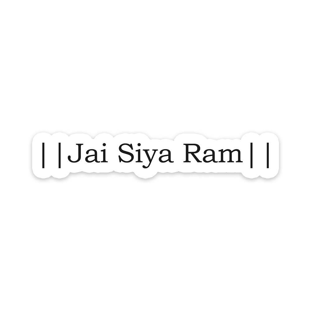 Jai Siya Ram Sticker