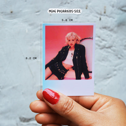 Aesthetic gradient polaroid prints