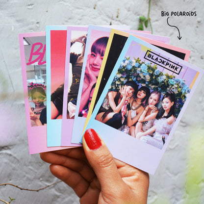 Aesthetic gradient polaroid prints