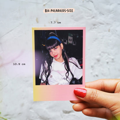 Aesthetic gradient polaroid prints