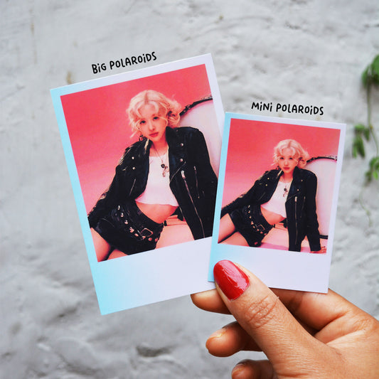 Aesthetic gradient polaroid prints