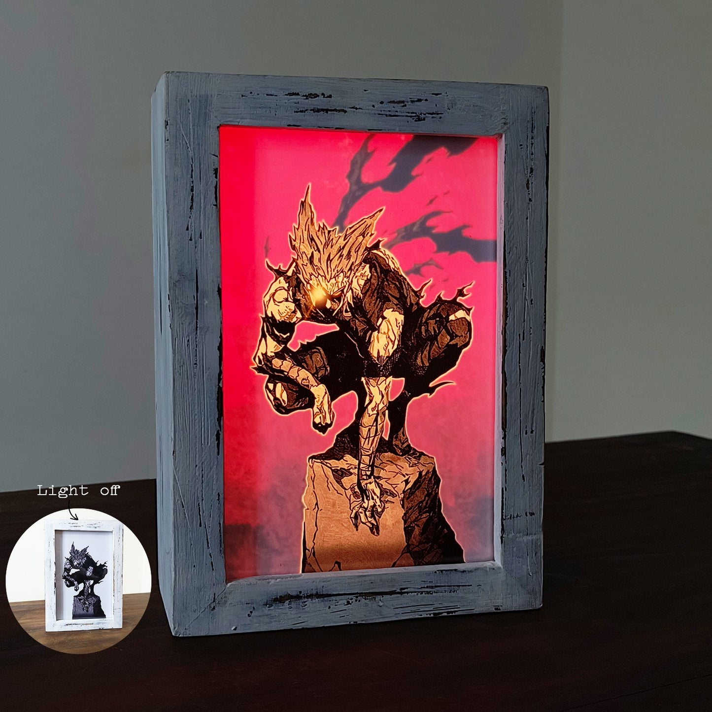 One punch Anime Glow Up Light Box