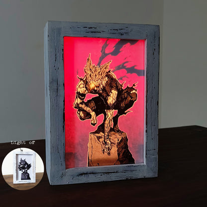 One punch Anime Glow Up Light Box