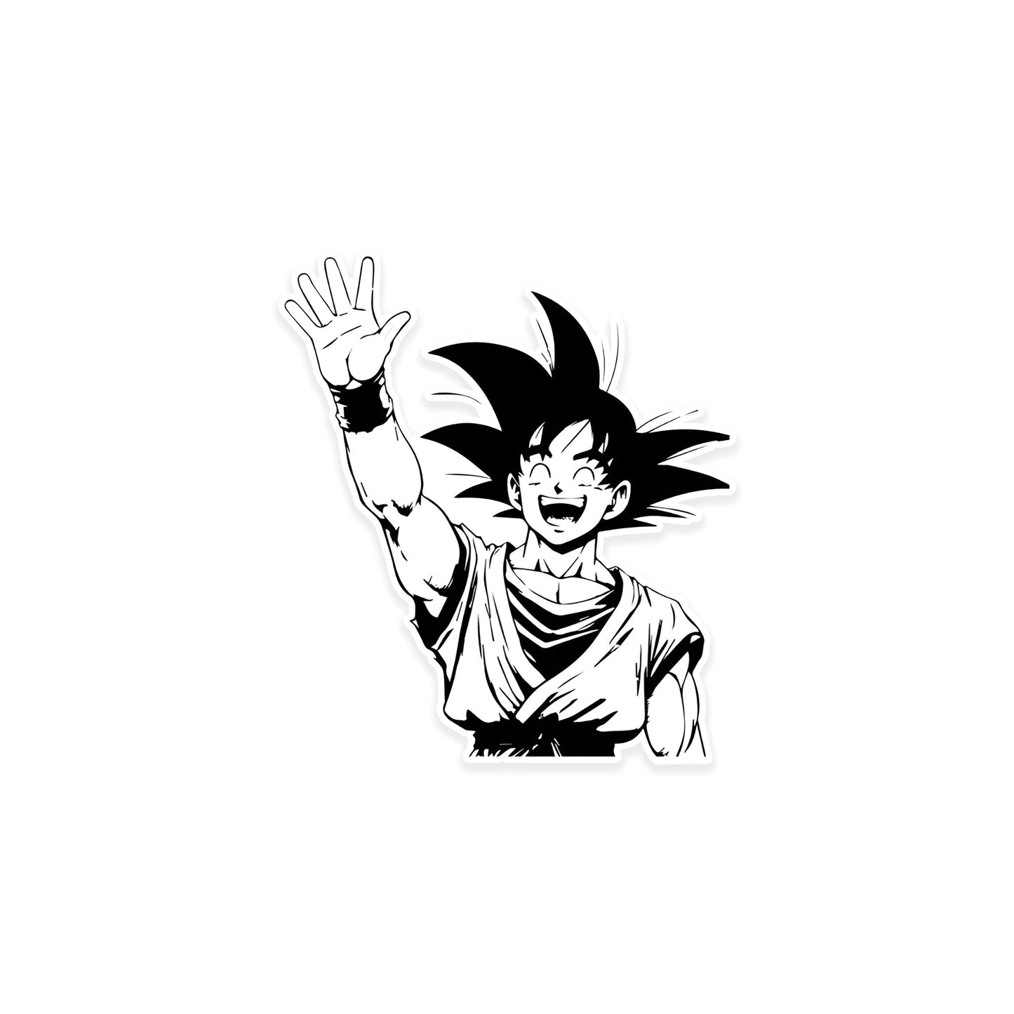 A rectangular sticker with a red background and a white horizontal stripe in the middle. In the center of the white stripe, black Devanagari text reads "घुमक्कड़" which translates to "Wanderer." The red background has faint travel-themed illustrations.