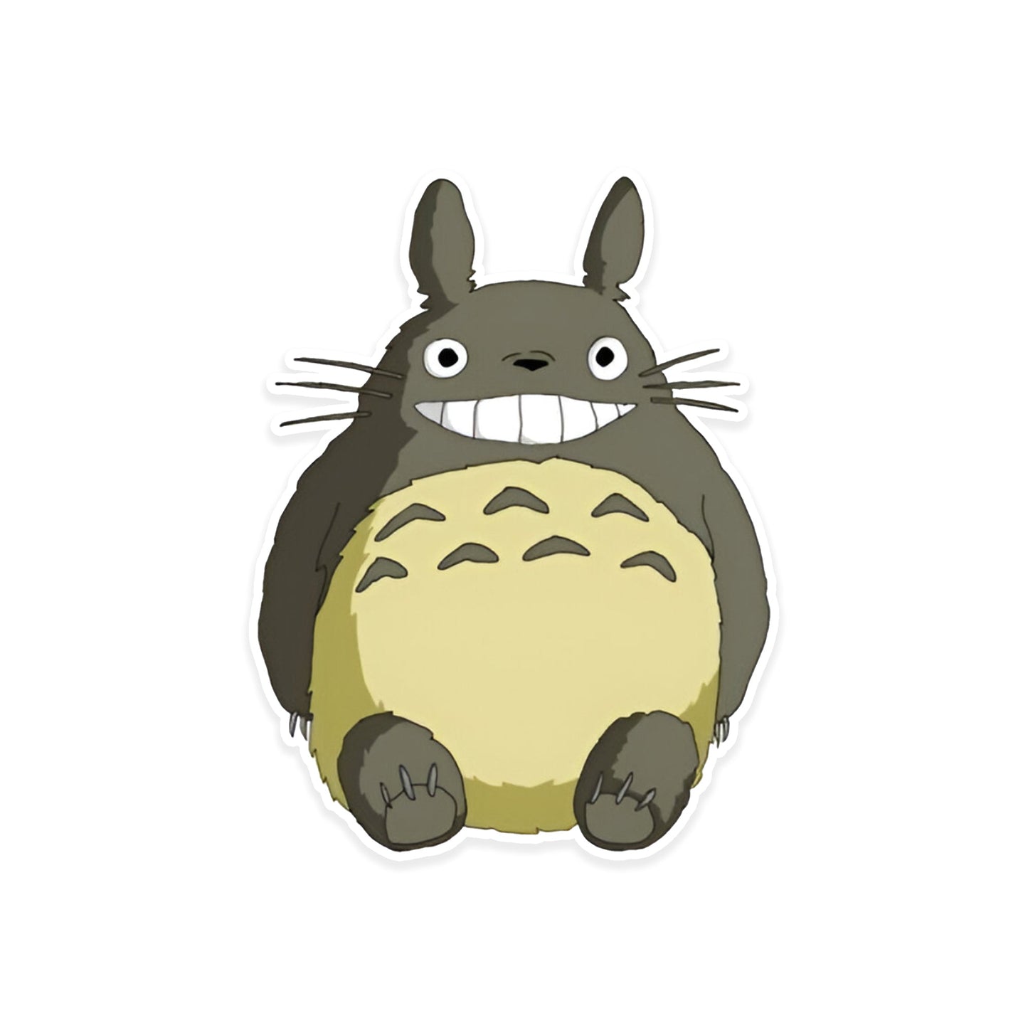 A rectangular sticker with a red background and a white horizontal stripe in the middle. In the center of the white stripe, black Devanagari text reads "घुमक्कड़" which translates to "Wanderer." The red background has faint travel-themed illustrations.