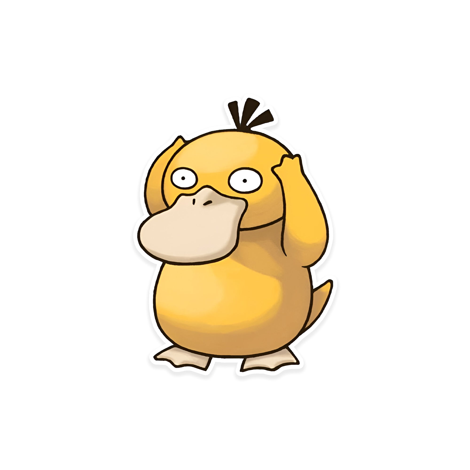 Psyduck Yellow Peeker Sticker Window Vinyl Sticker Car Decal - Foto 5