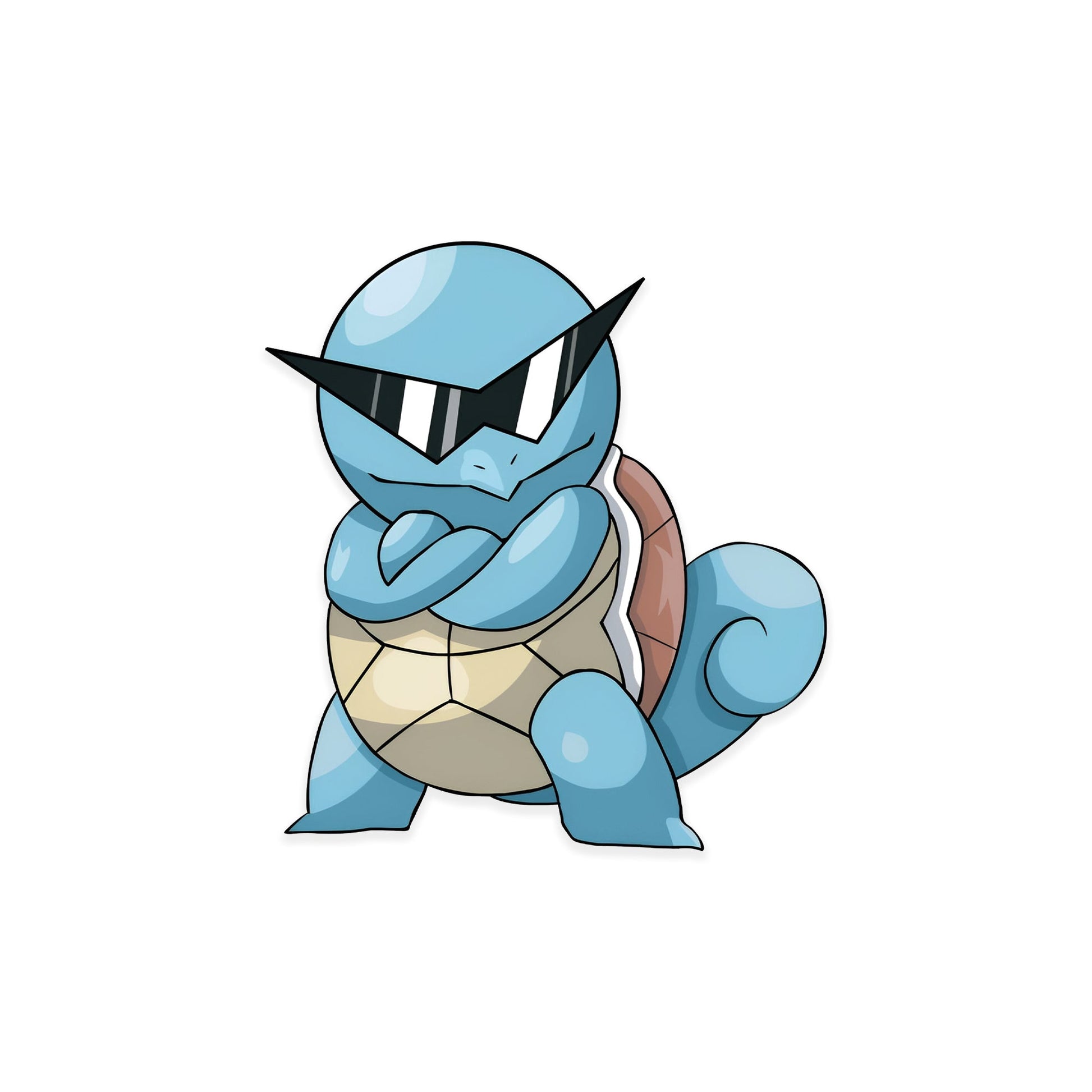 A rectangular sticker with a red background and a white horizontal stripe in the middle. In the center of the white stripe, black Devanagari text reads "घुमक्कड़" which translates to "Wanderer." The red background has faint travel-themed illustrations.