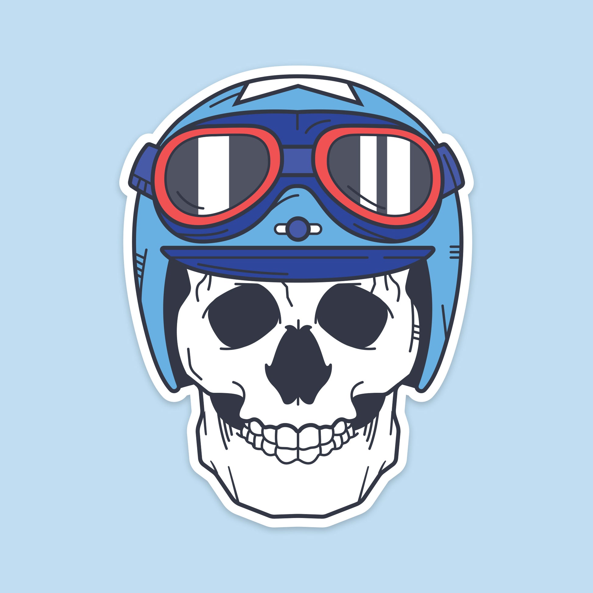 Skull Rider Sticker – Fantastick