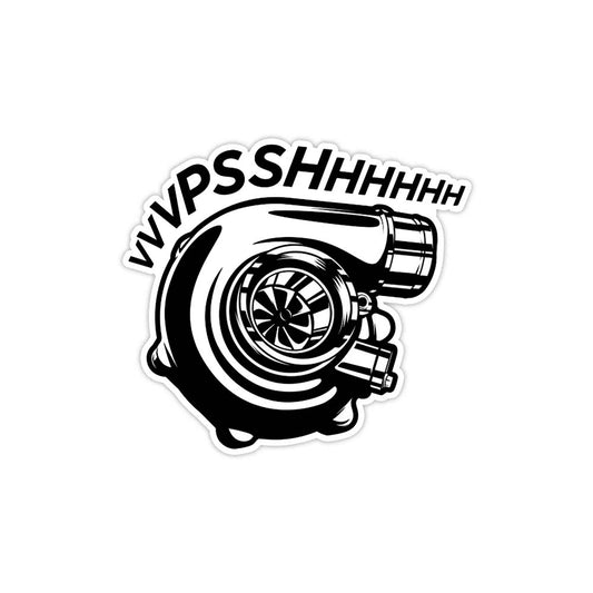 Car engine sticker