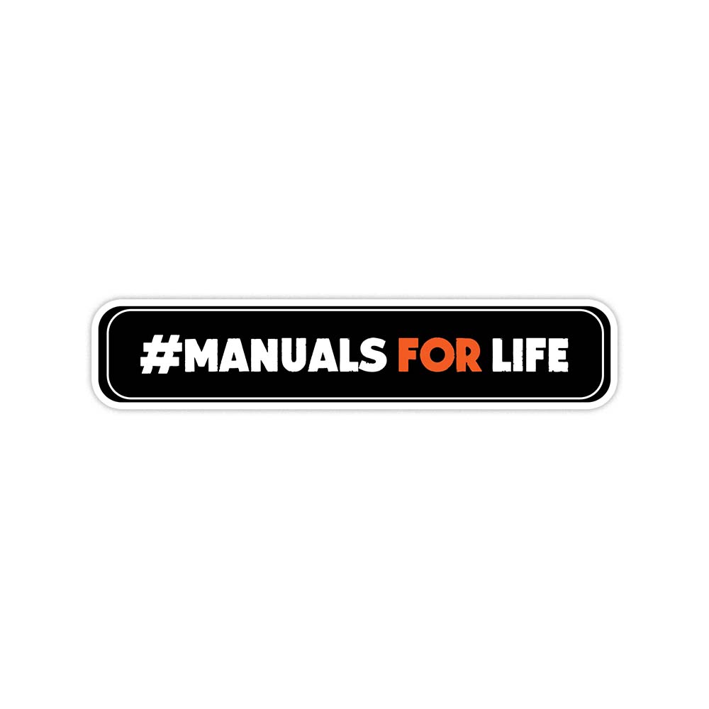 Manuals for life sticker – Fantastick