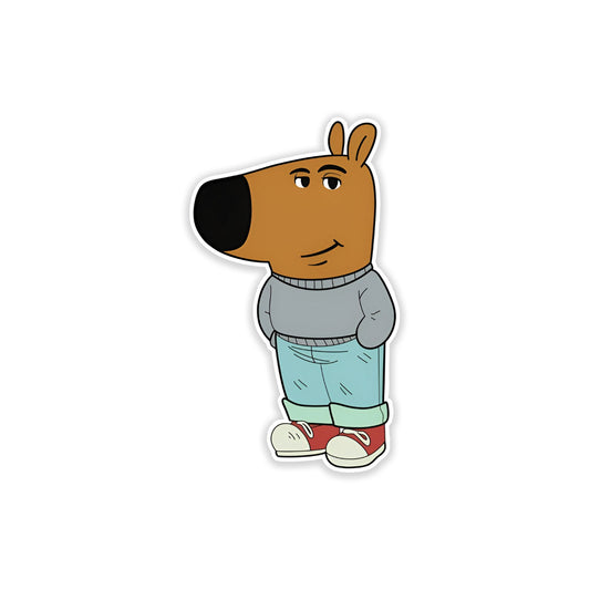 Chill guy car sticker