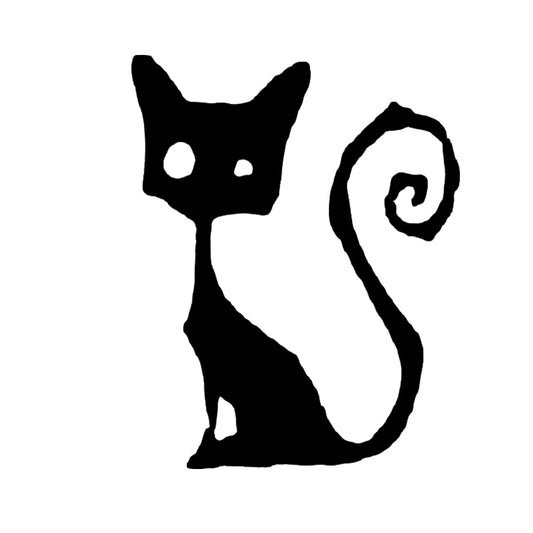 Cat car decal