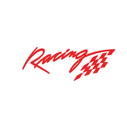 Racing car decal