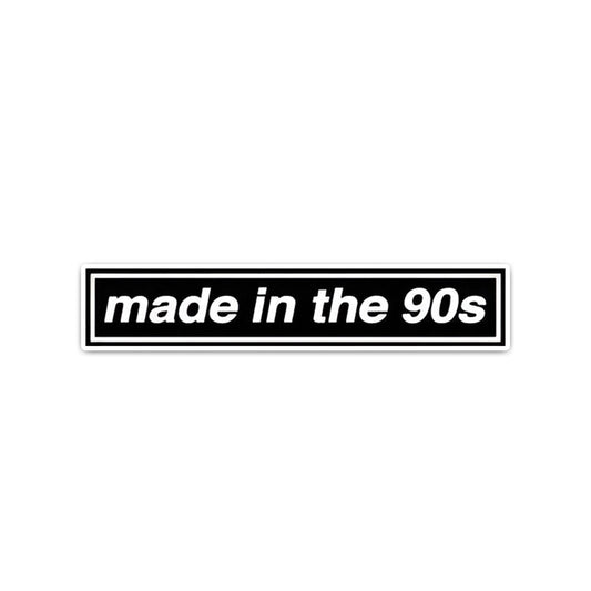 Made in 90's car sticker