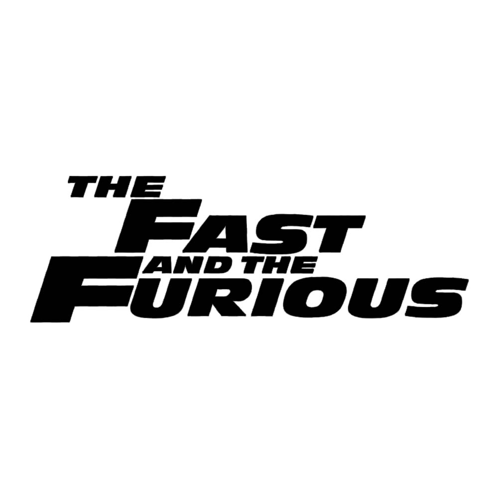 Fast and furious car decal