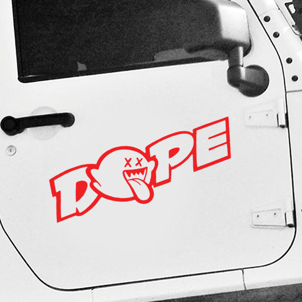 Dope car decal