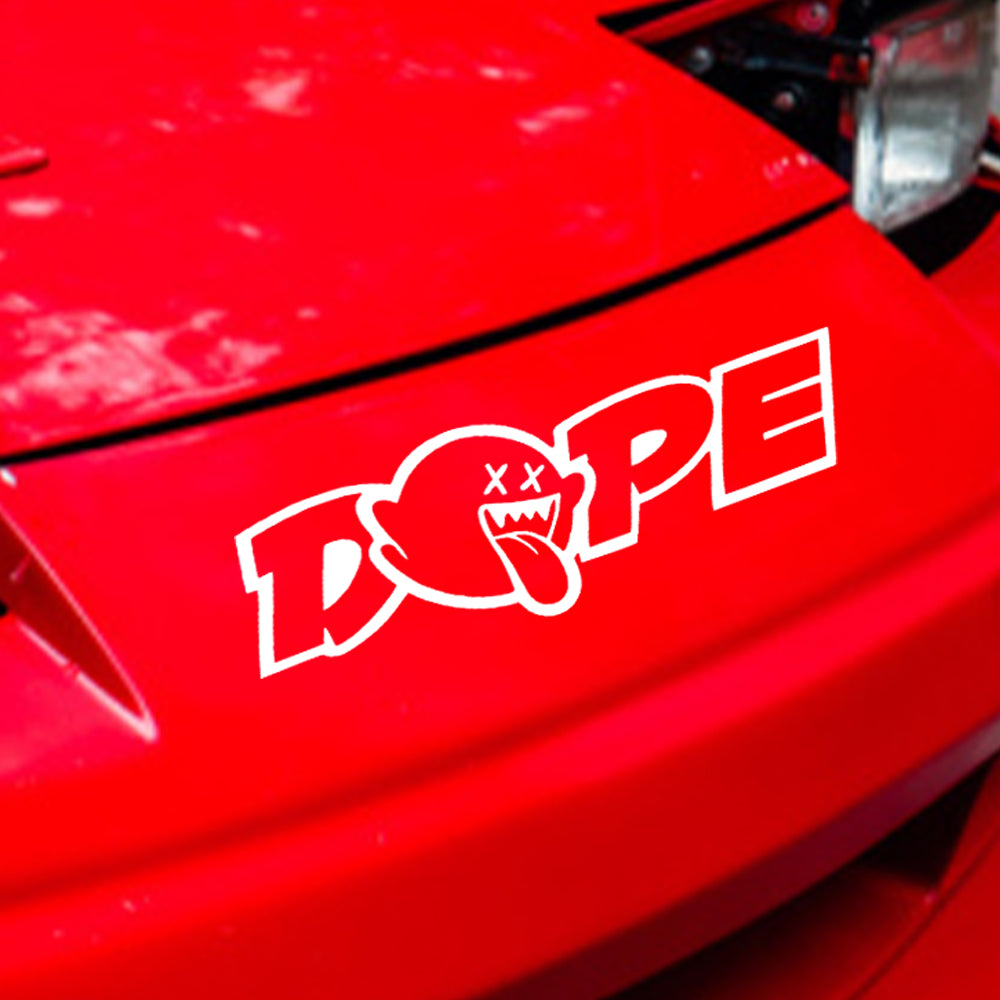 Dope car decal