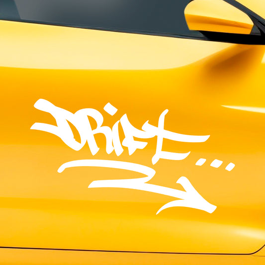 Graffiti Drift car decal