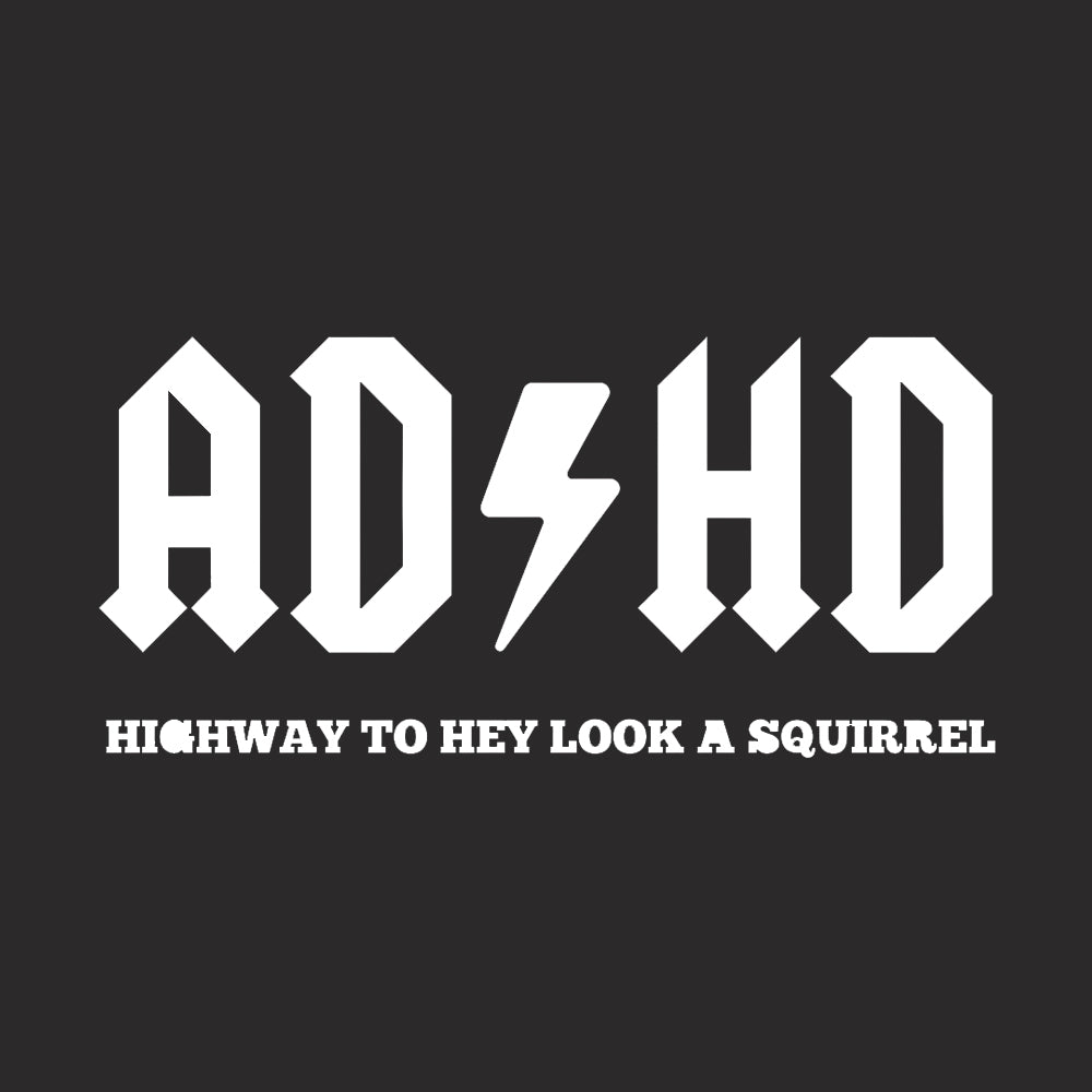 ADHD car decal