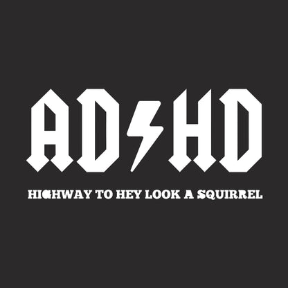 ADHD car decal