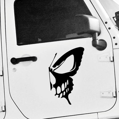 Skull car decal