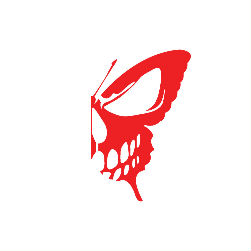 Skull car decal