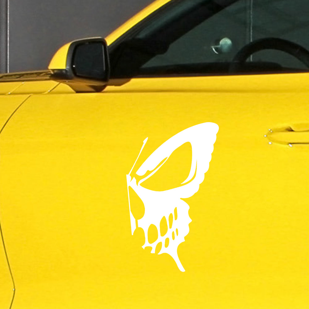 Skull car decal
